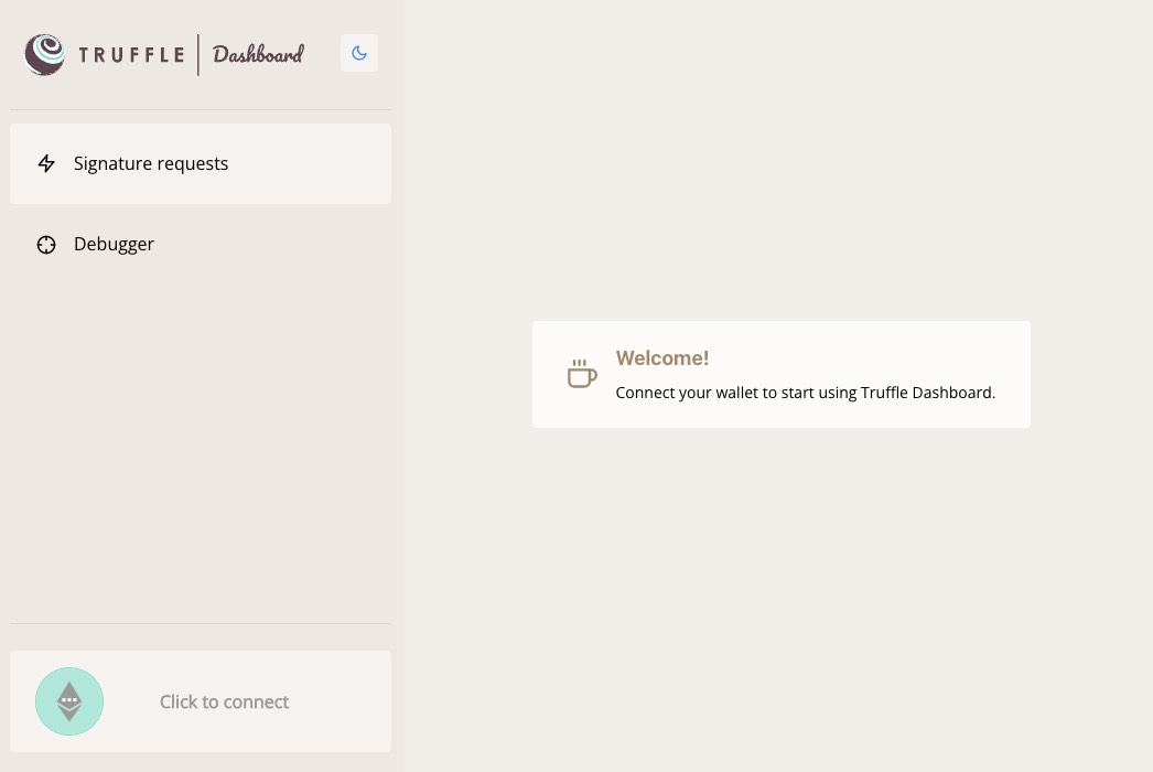 Truffle Dashboard
